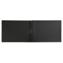 Wireb album 50p. black 32x22 AQUAREL ast/ Pc.