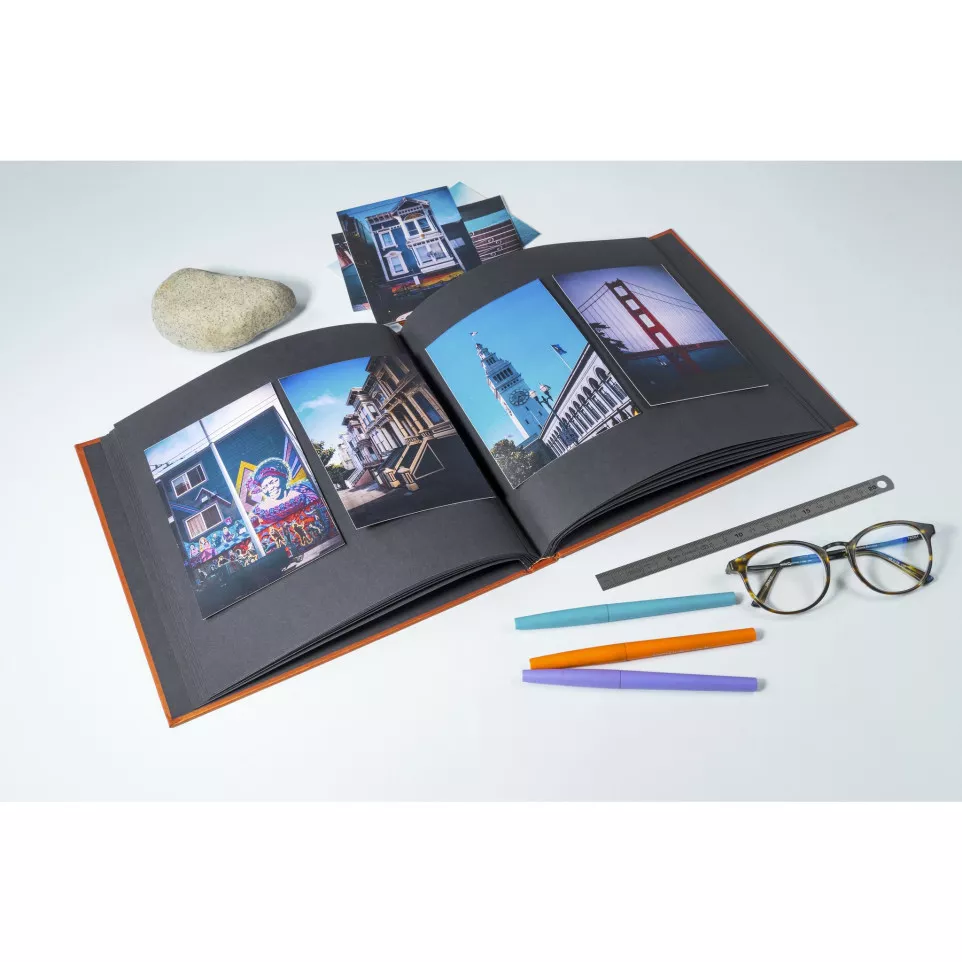 Fotoalbum 30p. zwart- 25x25cm PALMA...