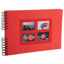 Fotoalb PASSION 32x22cm 50bl rood-/ St.