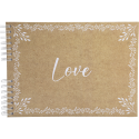 Fotoalb spir 50p. wit 32x22cm KRAFT-/ St.