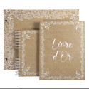 Wireb album 50p. white 32x22cm KRAFT/ Pc.