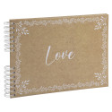 Wireb album 50p. white 32x22cm KRAFT/ Pc.
