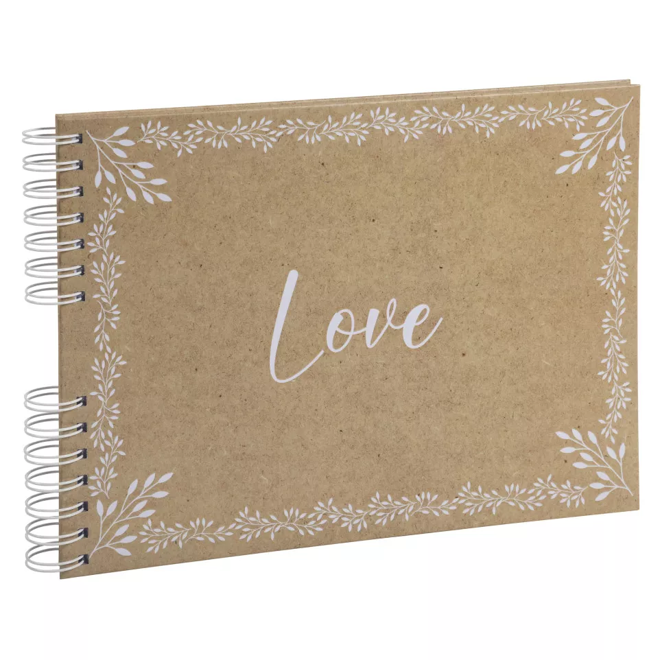 Fotoalb spir 50p. wit 32x22cm KRAFT-/...