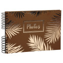 Album photo à spirales 50 pages noires - Format 32x22cm - PALMA/ Pce