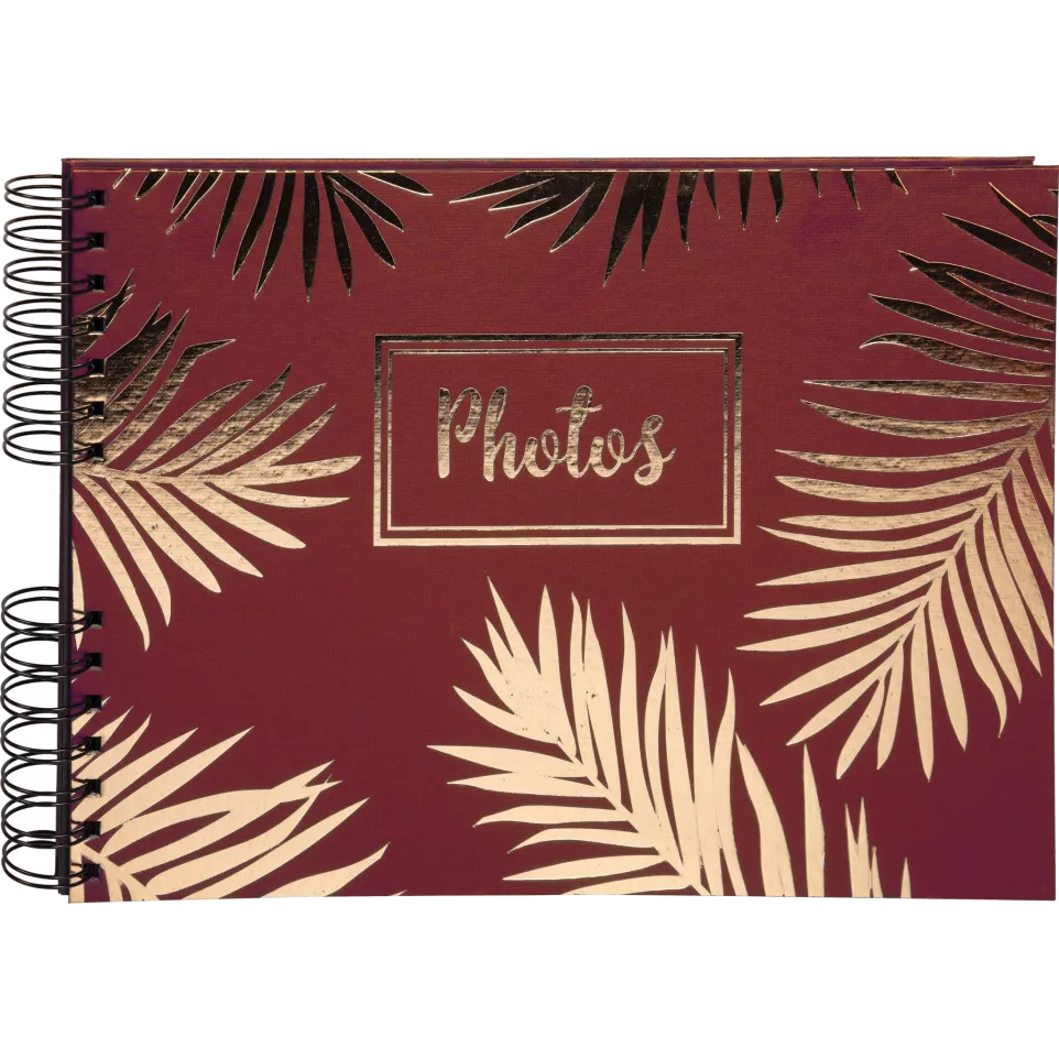 Wireb album 50p. black 32x22cm PALMA...