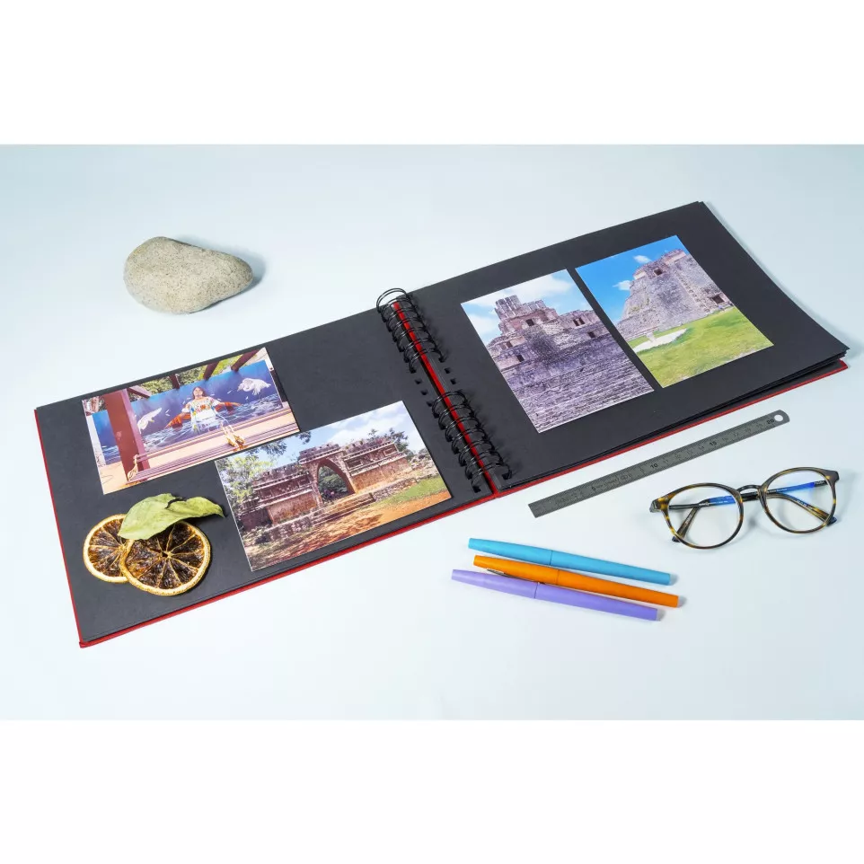 Fotoalb spir 50p.zwr-t 32x22cm PALMA...