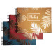 Wireb album 50p. black 32x22cm PALMA red/ Pc.