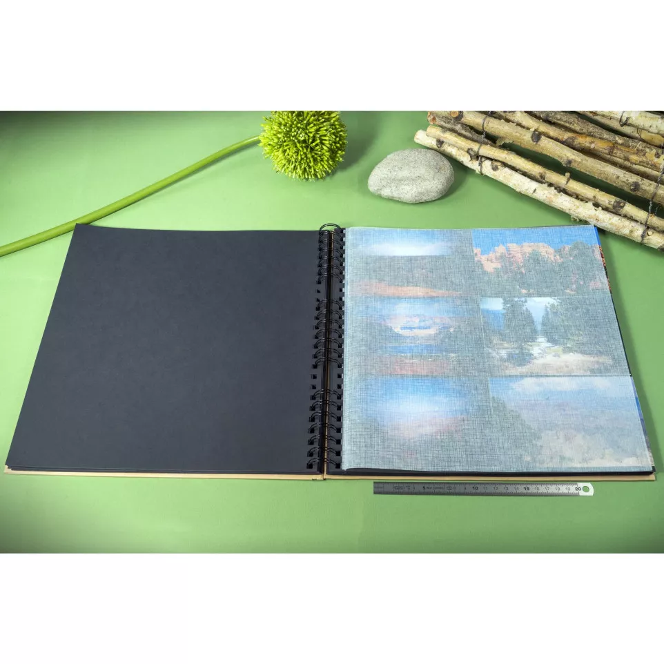 Wireb album 60p.black 32x32cm...
