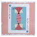 Fotoalbum 30p. wit 2-5x25cm CARTE JEU r/b/ St.