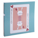 Album photos livre 30 pages blanches - Format 25x25cm - CARTE DE JEU/ Pce