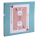 Fotoalbum 30p. wit 2-5x25cm CARTE JEU r/b/ St.