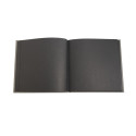 Book alb 30p. black 25x25cm ZEPHIRE grey/ Pc.