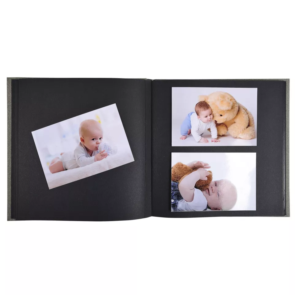 Book alb 30p. black 25x25cm ZEPHIRE...