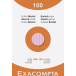Exacompta Pack 100 Record Card 10x15cm Lined Ast/ Pc.