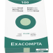 Exacompta Record Cards Pack 100 Blue 125X200 Lined/ Pc.