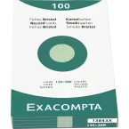 Exacompta Record Cards Pack 100 Blue 125X200 Lined/ Pc.