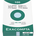 Exacompta, A6 record cards lined/ Pc.