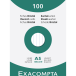 Pk 100 Exa Record Cards A5 White Lined/ Pc.