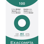 Pk 100 Exa Record Cards A5...