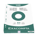 Pk 100 Exa Record Cards A4 White Lined/ Pc.
