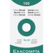 Étui de 100 fiches - bristol ligné non perforé 75x125mm/ Pce