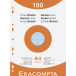 Pk 100 Exa Record Cards 210x29 5/5 Ast/ Pc.
