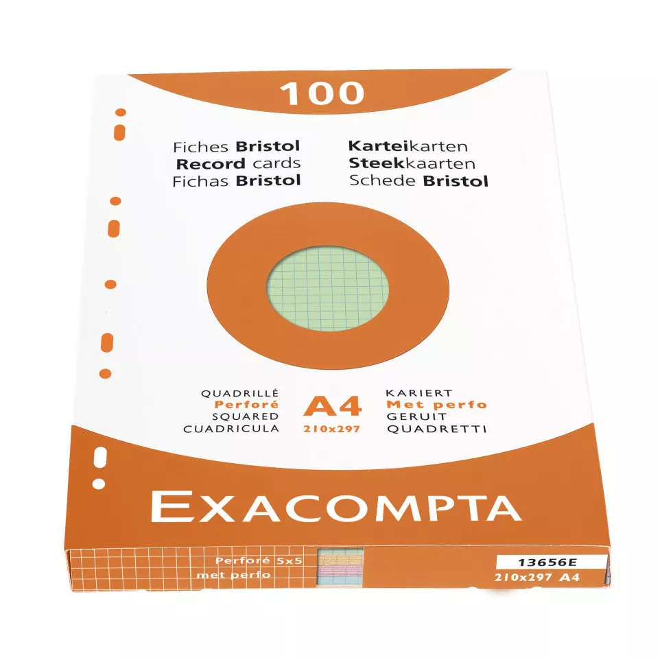 Pk 100 Exa Record Cards 210x29 5/5...