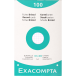 Pk 100 Exa Record Cards 125/200 Sq White/ Pc.