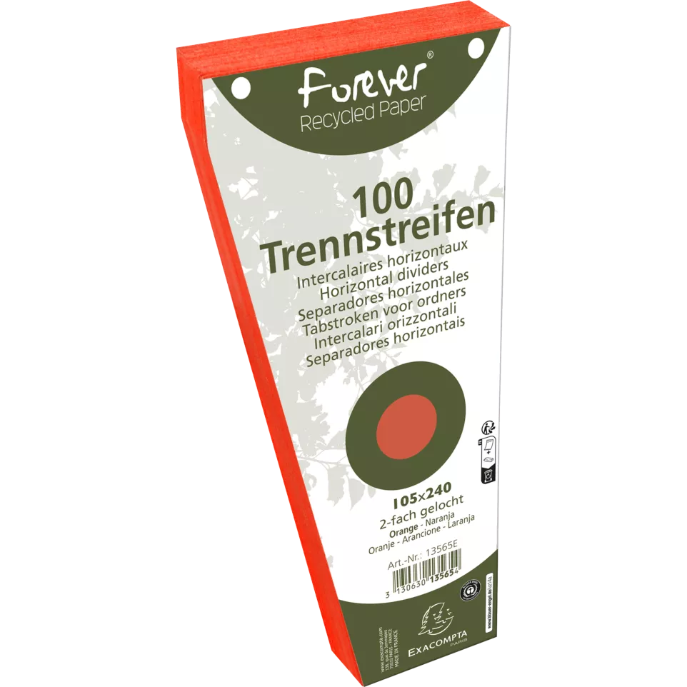 Paquet 100 fiches intercalaires...