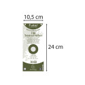 Paquet 100 fiches intercalaires horizontales unies perforées Forever - 105x240mm/ Pce