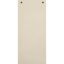 Paquet 100 fiches intercalaires horizontales unies perforées Forever - 105x240mm/ Pce