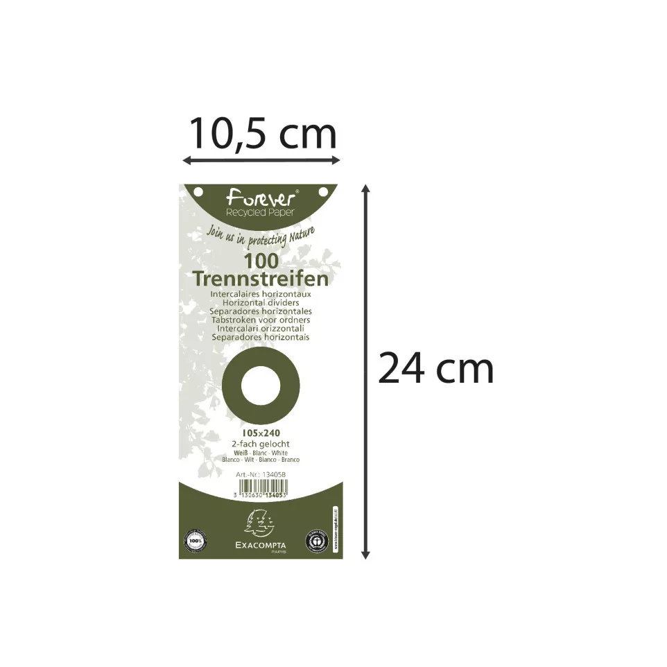 Tabstroken perfo FOR-EVER 105X240mm...