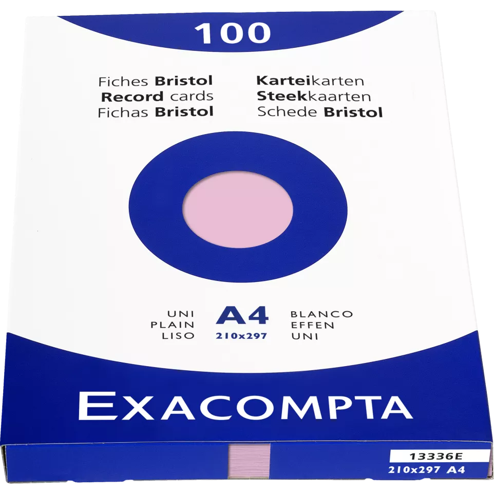 Record Cards Pack 100 Ivory 210X297...