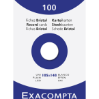 Pk 100 Exa Record Cards...