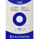 Pk 100 Exa Record Cards 210/297 White/ Pc.