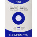 Pk 100 Exa Record Cards 210/297 White/ Pc.