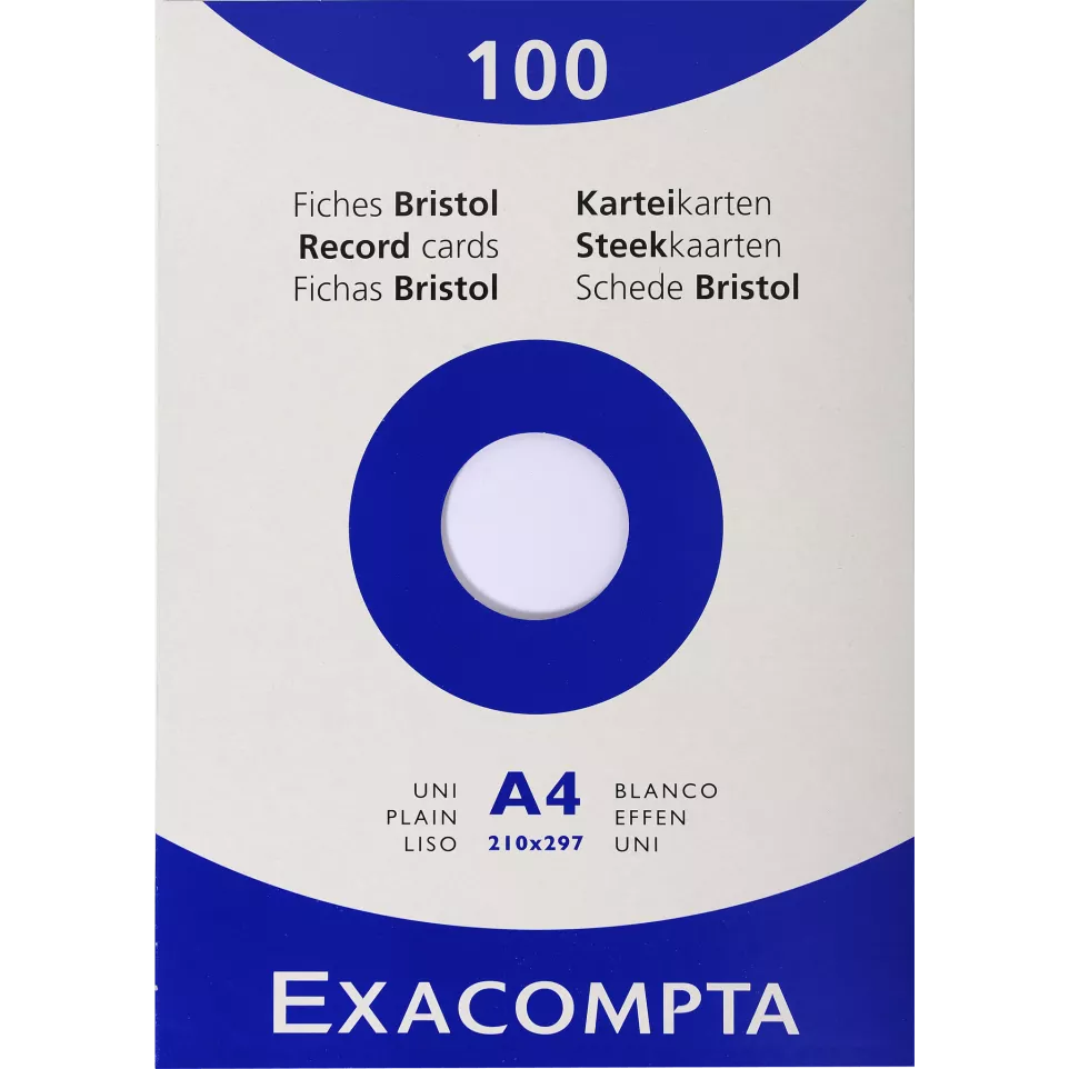 Pk 100 Exa Record Cards 210/297...
