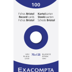 Pk 100 Exa Record Cards...