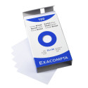 Pk 100 Exa Record Cards 75/125 White/ Pc.