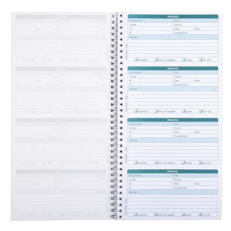 Nota Telefoon spir.2-9,7x14,8 50 bl...