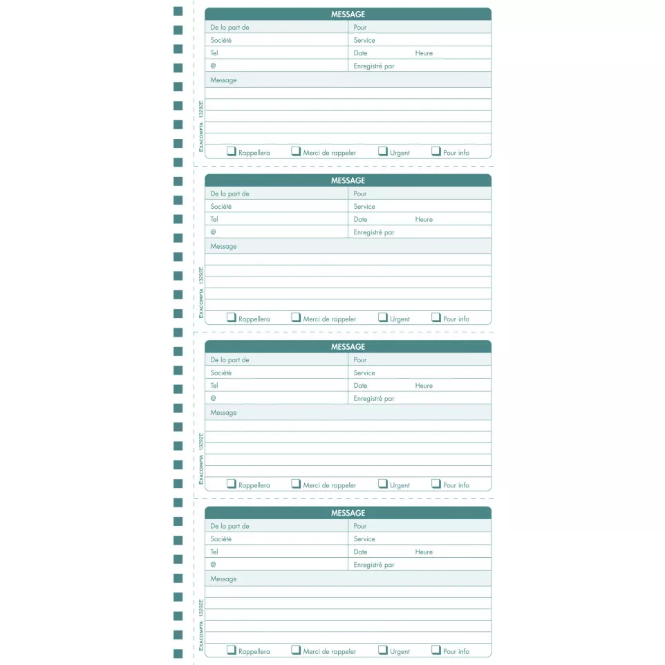 Nota Telefoon spir.2-9,7x14,8 50 bl...