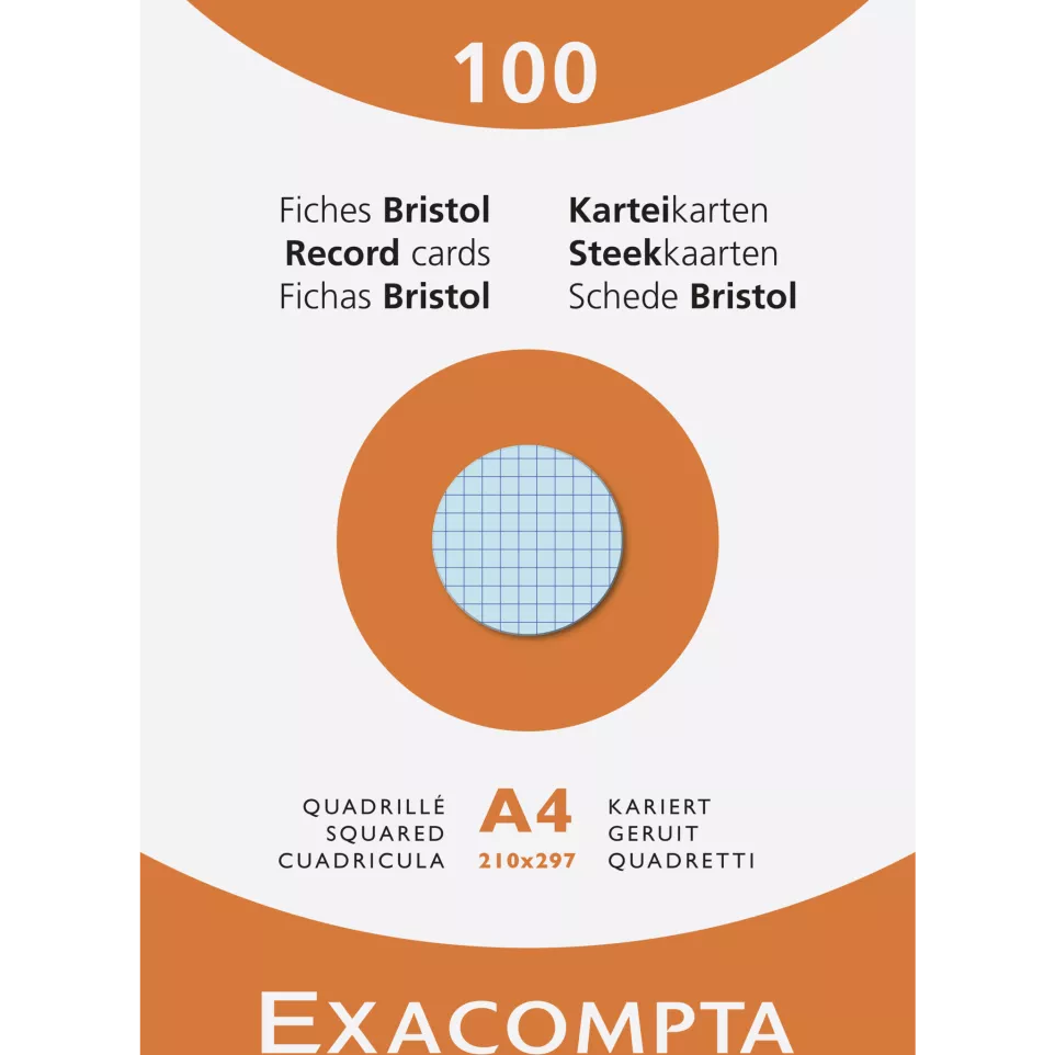 Pk 100 Exa Record Cards 210x297 5/5...