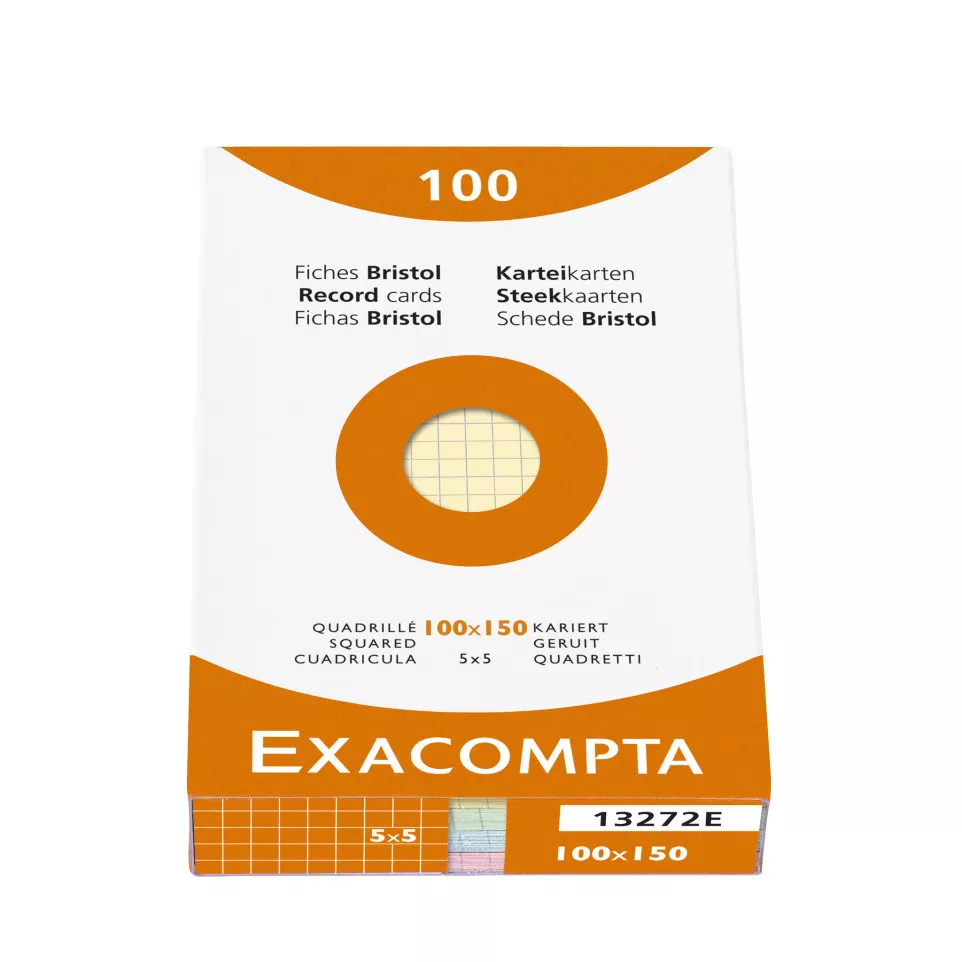 Pk 100 Exa Record Cards 100x150 5/5...