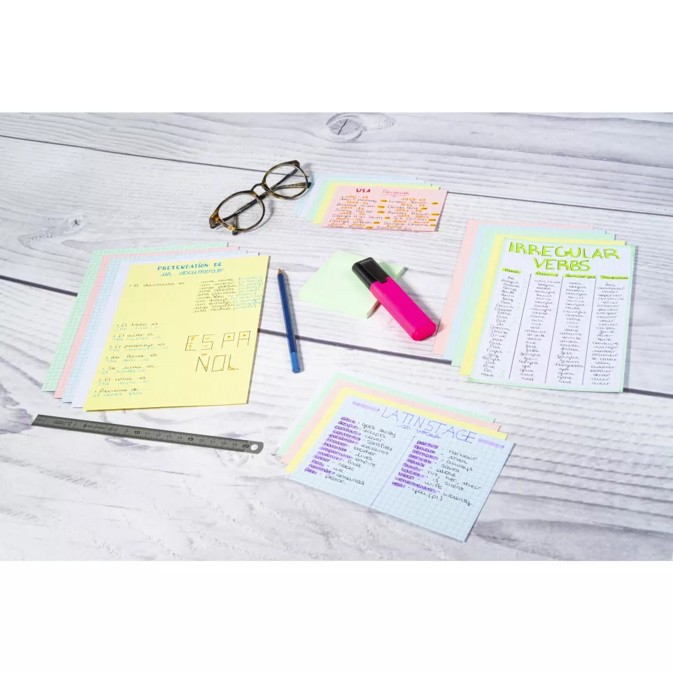 Pk 100 Exa Record Cards 210/297 Sq...