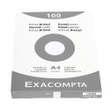 Pk 100 Exa Record Cards 210/297 Sq White/ Pc.