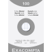 Pk 100 Exa Record Cards 100/150 Sq White/ Pc.