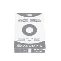 Étui de 100 fiches - bristol quadrillé 5x5 non perforé 75x125mm/ Pce