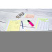 Pk 100 Exa Record Cards 75/125 Sq White/ Pc.