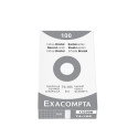 Record Cards Pack 100 White 74X105 Squared/ Pc.