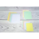 Paquet 50 fiches sous film - bristol quadrillé 5x5 perforé 210x297mm/ Pce